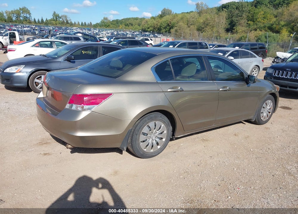 2009 HONDA ACCORD 2.4 LX VIN: 1HGCP26319A106990