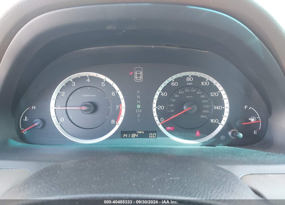 2009 HONDA ACCORD 2.4 LX VIN: 1HGCP26319A106990