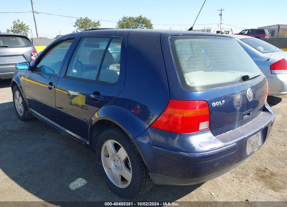 2000 VOLKSWAGEN GOLF GLS VIN: WVWGC21J3YW682759
