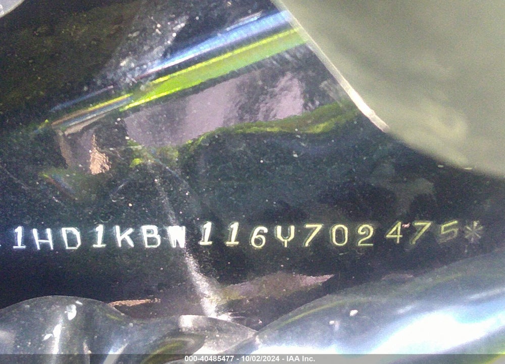 2006 HARLEY-DAVIDSON FLHXI VIN: 1HD1KBW116Y702475