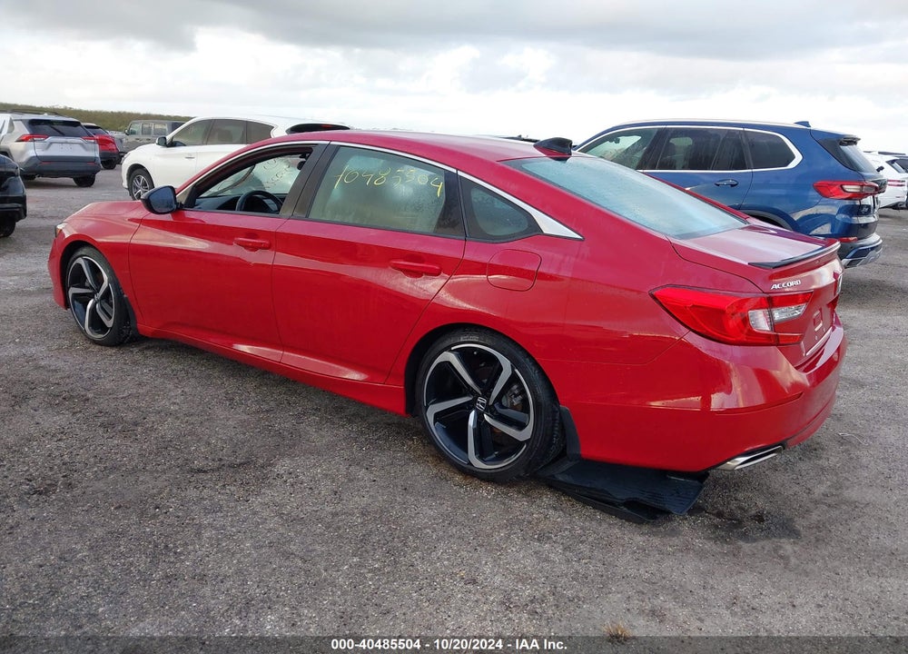 2022 HONDA ACCORD SPORT 2.0T VIN: 1HGCV2F38NA005350