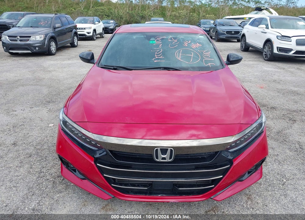 2022 HONDA ACCORD SPORT 2.0T VIN: 1HGCV2F38NA005350