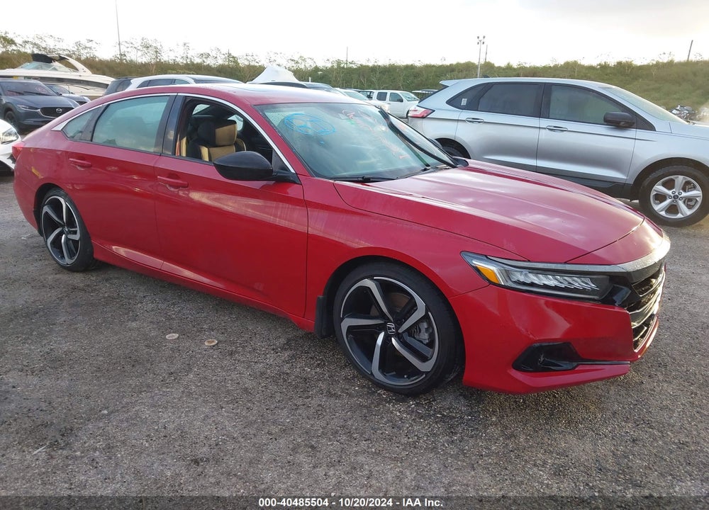 2022 HONDA ACCORD SPORT 2.0T VIN: 1HGCV2F38NA005350