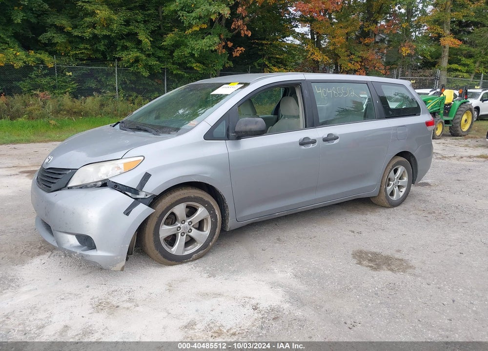 2013 TOYOTA SIENNA L V6 7 PASSENGER VIN: 5TDZK3DC3DS362074