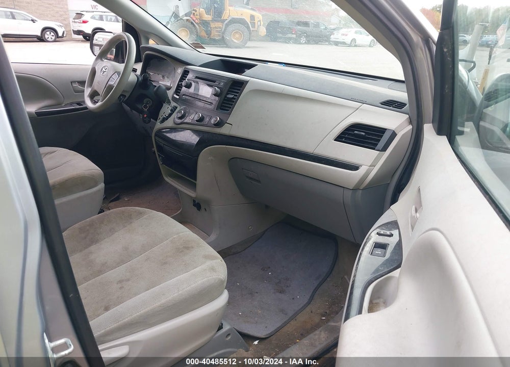 2013 TOYOTA SIENNA L V6 7 PASSENGER VIN: 5TDZK3DC3DS362074