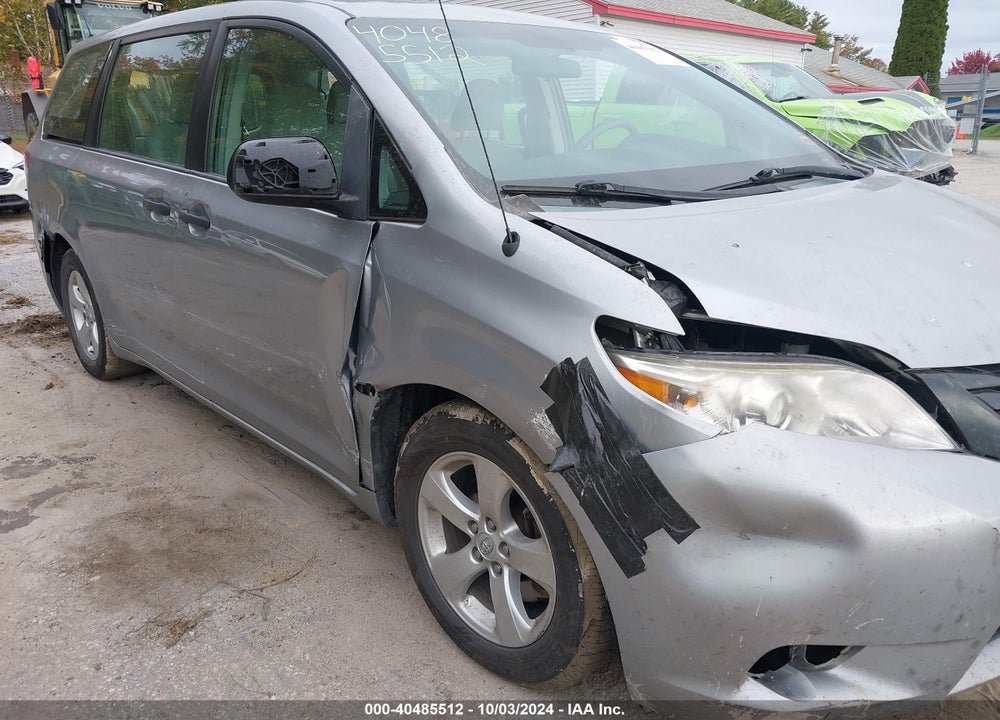 2013 TOYOTA SIENNA L V6 7 PASSENGER VIN: 5TDZK3DC3DS362074