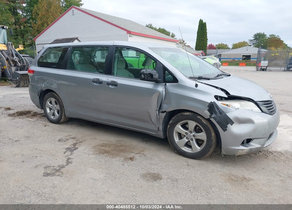 2013 TOYOTA SIENNA L V6 7 PASSENGER VIN: 5TDZK3DC3DS362074