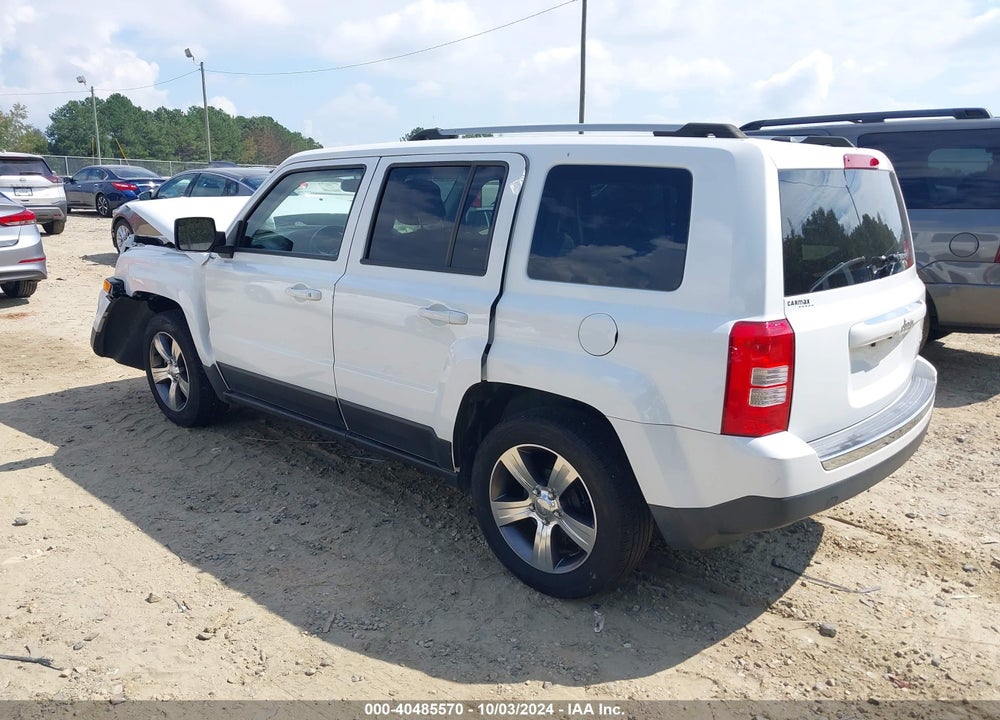 2016 JEEP PATRIOT HIGH ALTITUDE EDITION VIN: 1C4NJPFA0GD643415
