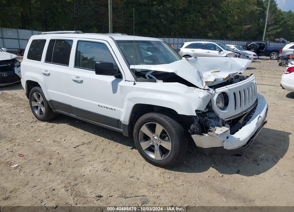 2016 JEEP PATRIOT HIGH ALTITUDE EDITION VIN: 1C4NJPFA0GD643415