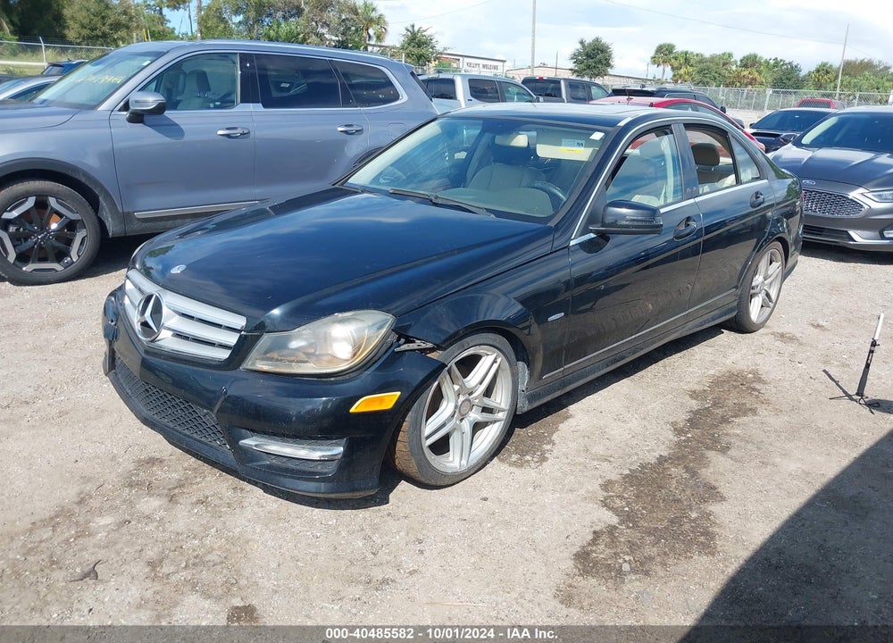 2012 MERCEDES-BENZ C 250 VIN: WDDGF4HB9CA604418