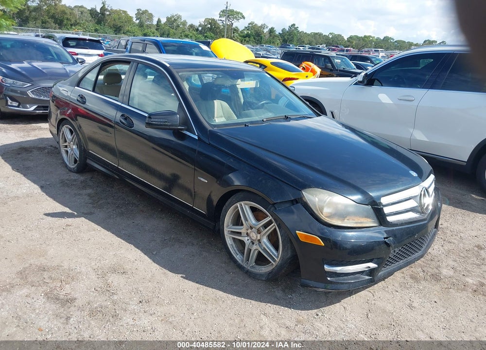 2012 MERCEDES-BENZ C 250 VIN: WDDGF4HB9CA604418
