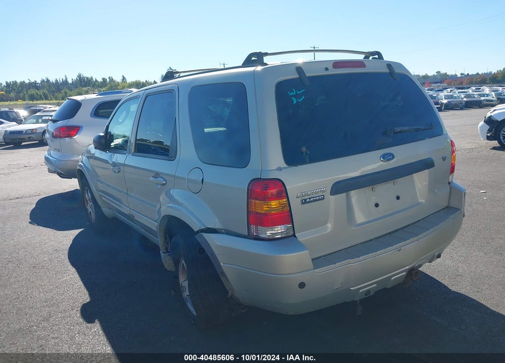 2005 FORD ESCAPE LIMITED VIN: 1FMYU04195KB29324