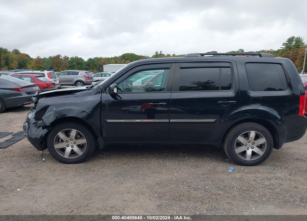 2014 HONDA PILOT TOURING VIN: 5FNYF4H99EB048598