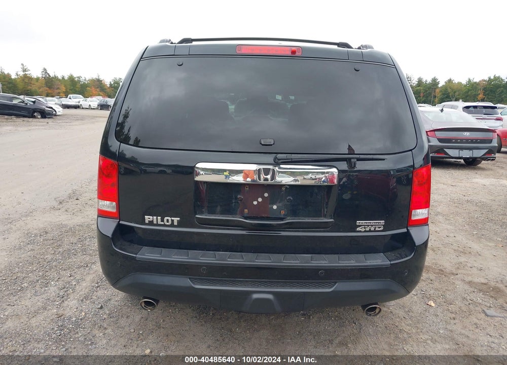 2014 HONDA PILOT TOURING VIN: 5FNYF4H99EB048598