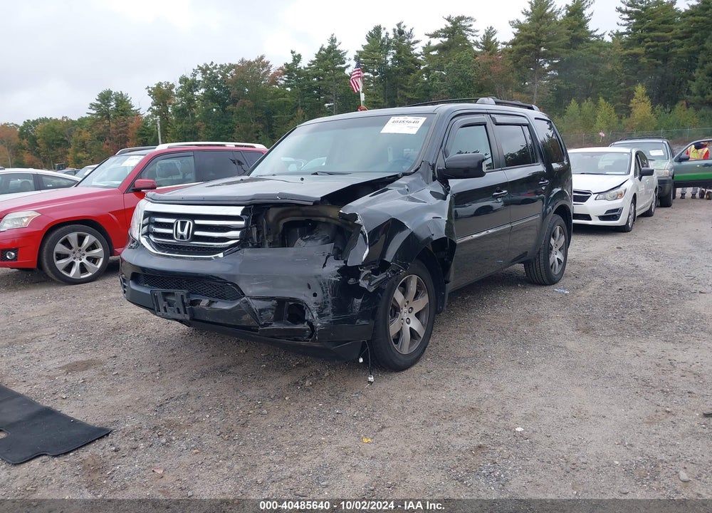 2014 HONDA PILOT TOURING VIN: 5FNYF4H99EB048598