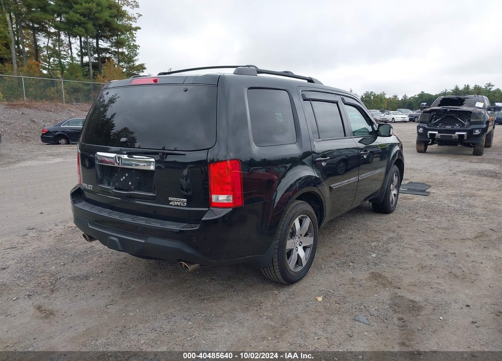 2014 HONDA PILOT TOURING VIN: 5FNYF4H99EB048598