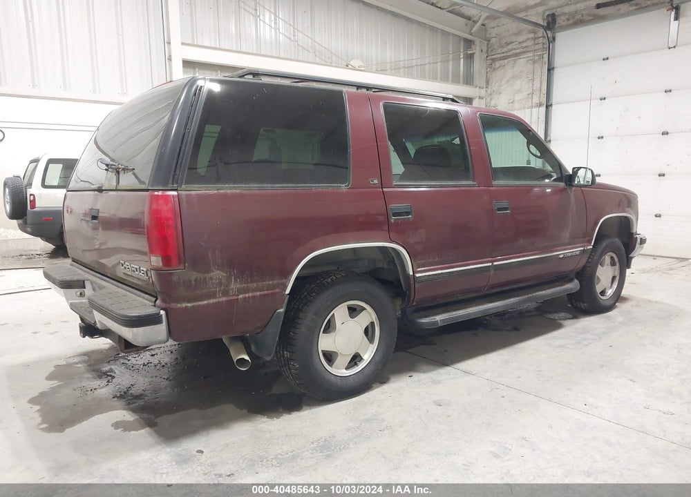 1999 CHEVROLET TAHOE LS VIN: 1GNEK13R0XJ545823