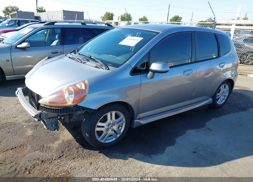 2008 HONDA FIT SPORT VIN: JHMGD38608S027291