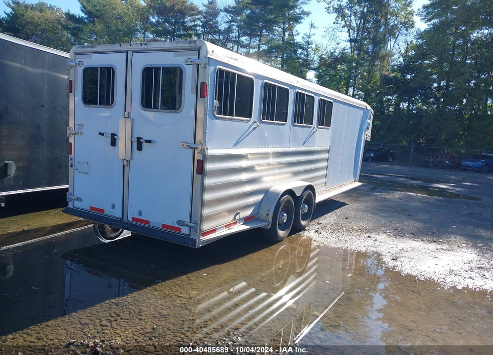 2017 FEATHERLITE MANUFACTURING HORSE TRAILER VIN: 4FGB12321HC146037