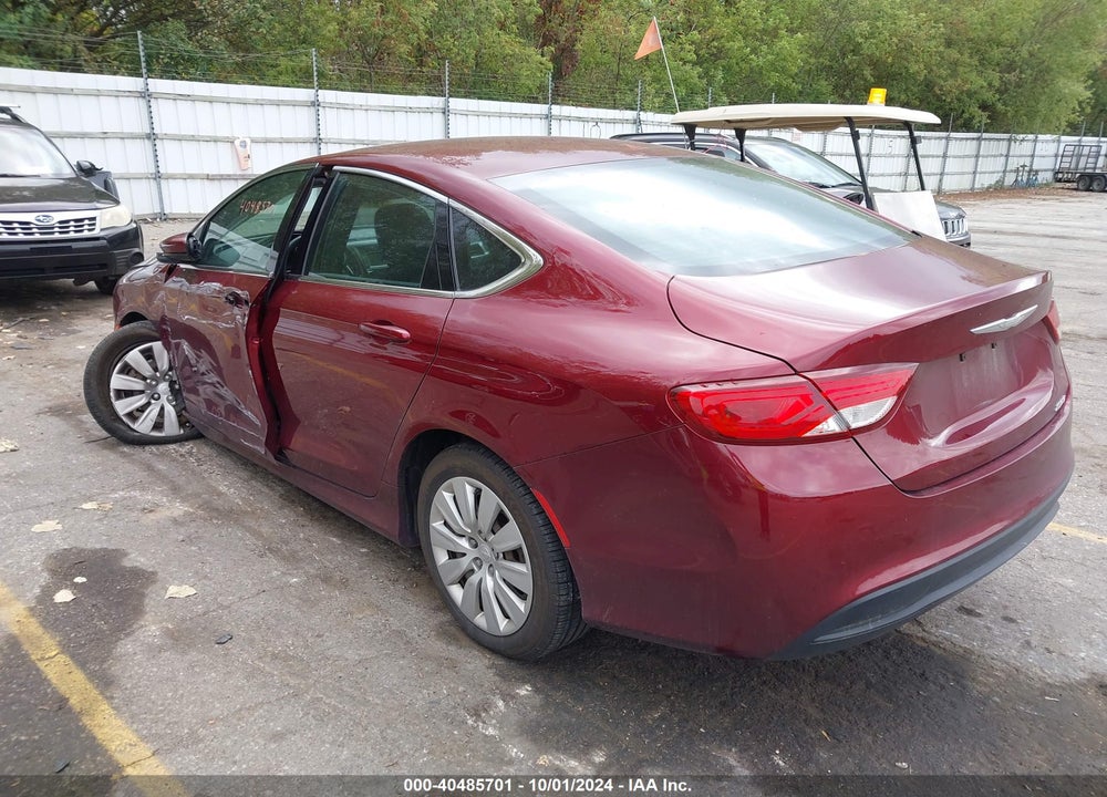 2015 CHRYSLER 200 LX VIN: 1C3CCCFB5FN726628