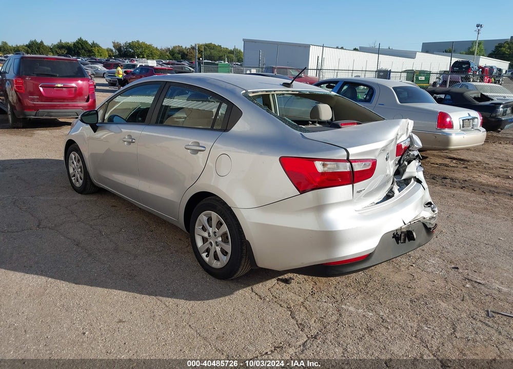 2016 KIA RIO LX VIN: KNADM4A33G6687629