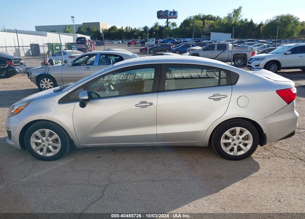 2016 KIA RIO LX VIN: KNADM4A33G6687629