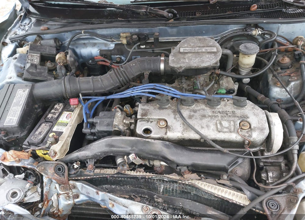 1989 HONDA CIVIC DX VIN: JHMED6451KS005152