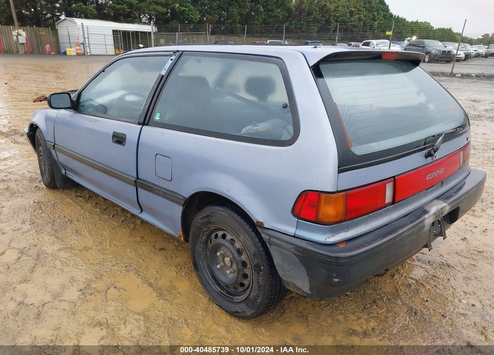1989 HONDA CIVIC DX VIN: JHMED6451KS005152