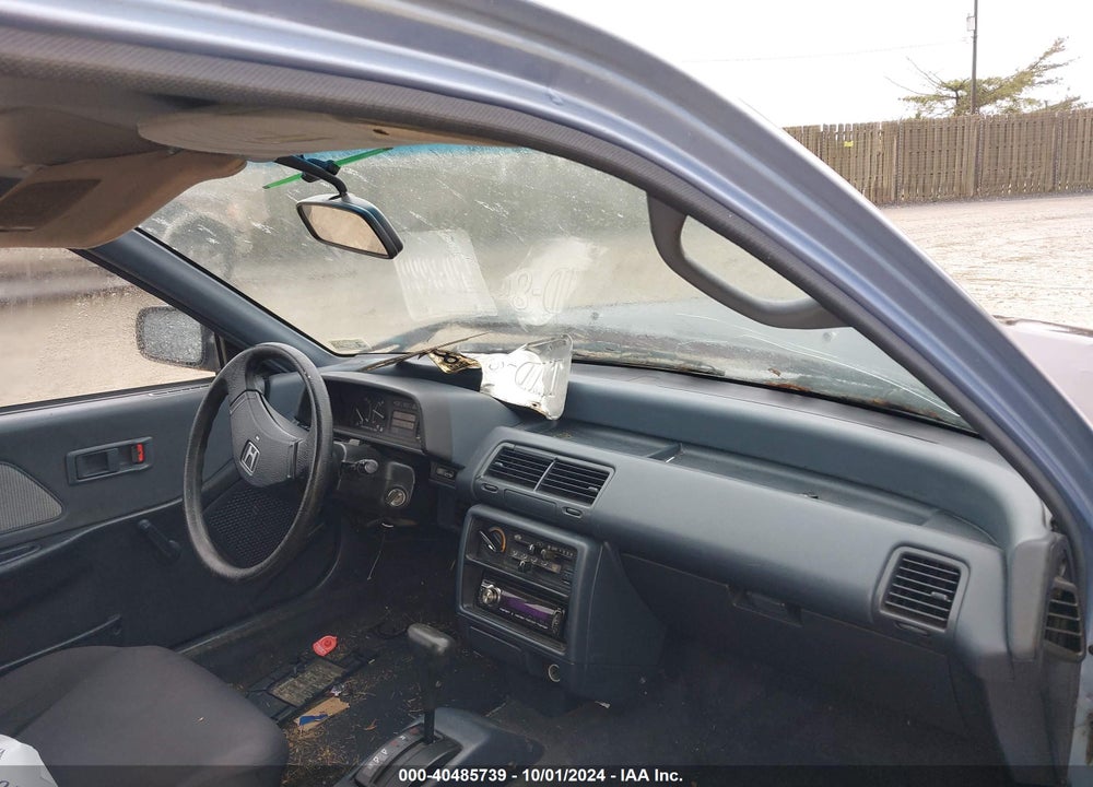 1989 HONDA CIVIC DX VIN: JHMED6451KS005152