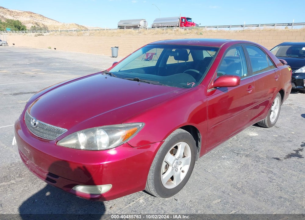 2002 TOYOTA CAMRY SE VIN: JTDBE30K020044354
