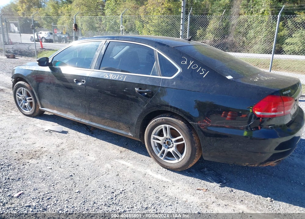 2013 VOLKSWAGEN PASSAT 2.5L SE VIN: 1VWBP7A31DC063423
