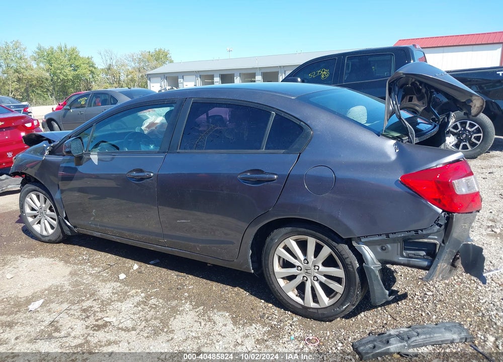 2012 HONDA CIVIC LX VIN: 19XFB2F50CE317551