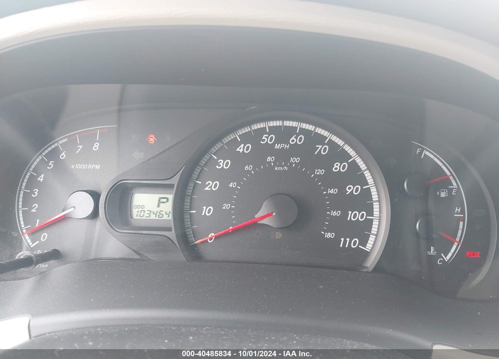 2013 TOYOTA SIENNA LE V6 8 PASSENGER VIN: 5TDKK3DC3DS360651