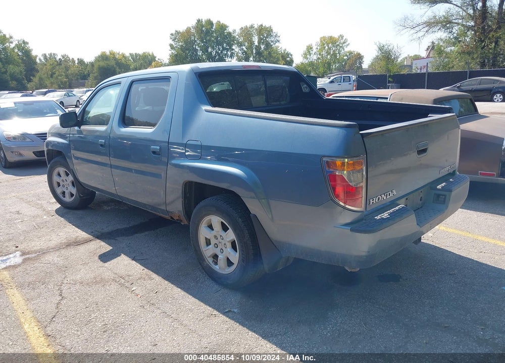 2007 HONDA RIDGELINE RTS VIN: 2HJYK16477H543411