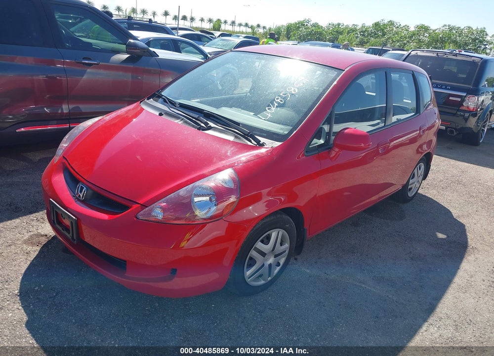 2008 HONDA FIT VIN: JHMGD38438S020754