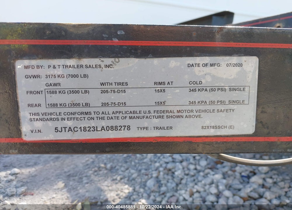 2020 OTHER --- VIN: 5JTAC1823LA088278