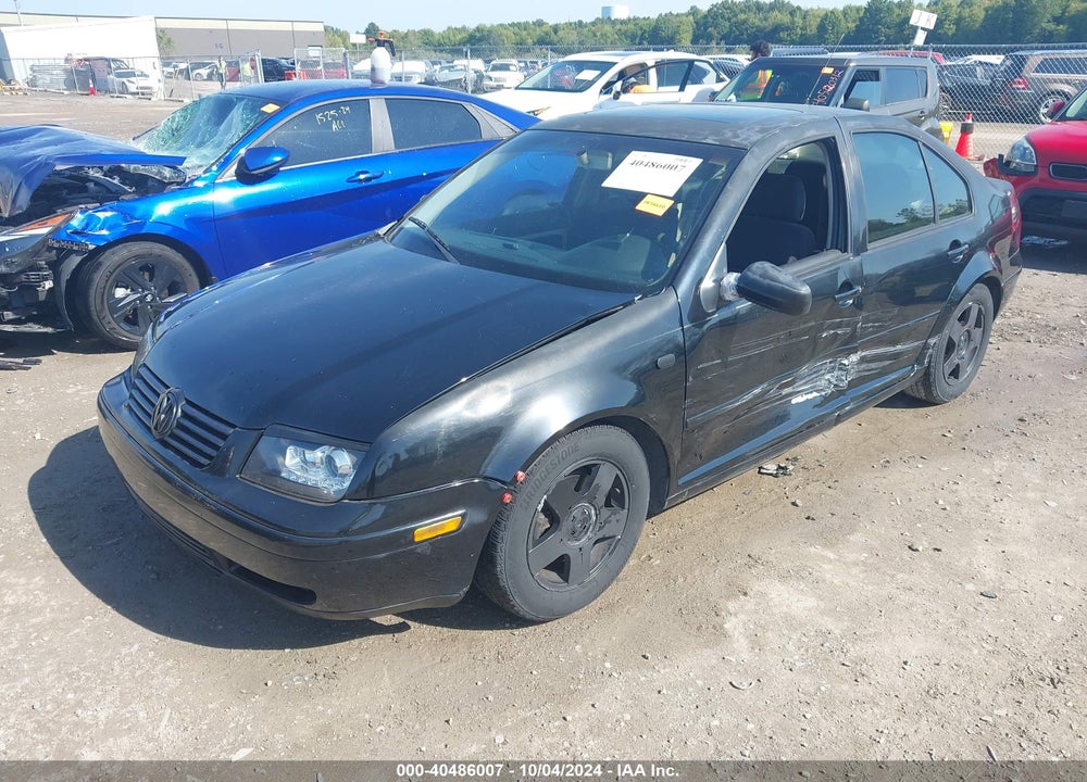 2001 VOLKSWAGEN JETTA GLS 1.8L TURBO VIN: 3VWSD69M01M152667