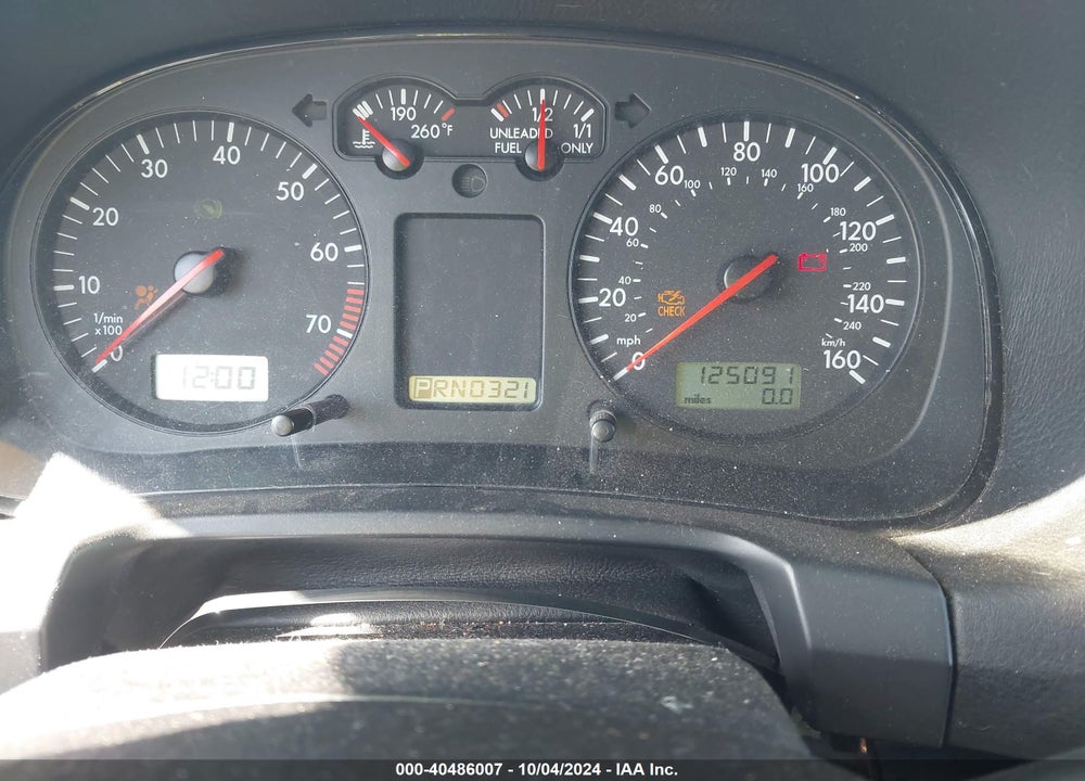 2001 VOLKSWAGEN JETTA GLS 1.8L TURBO VIN: 3VWSD69M01M152667