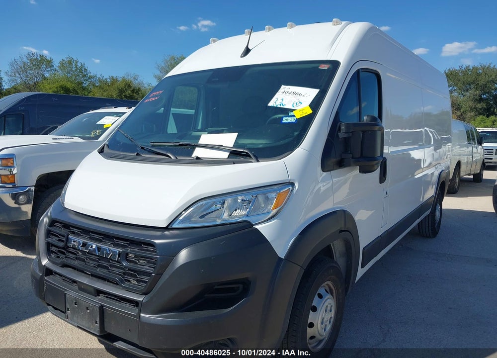 2023 RAM PROMASTER 2500 HIGH ROOF 159 WB VIN: 3C6LRVDG0PE571682