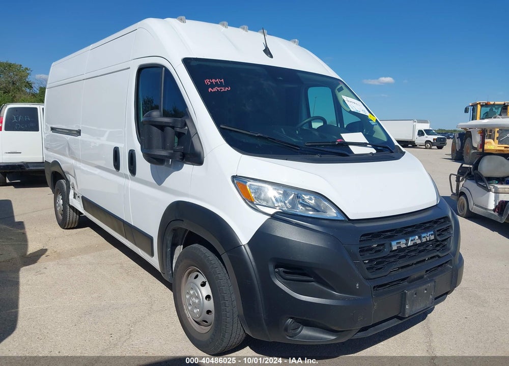 2023 RAM PROMASTER 2500 HIGH ROOF 159 WB VIN: 3C6LRVDG0PE571682