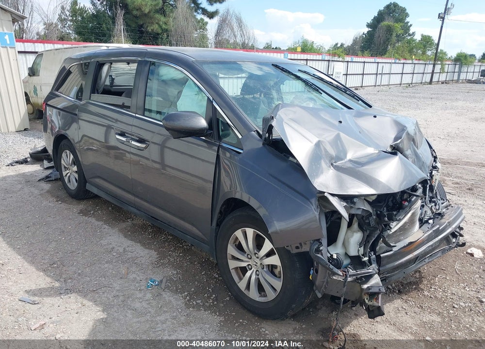 2016 HONDA ODYSSEY SE VIN: 5FNRL5H32GB033474