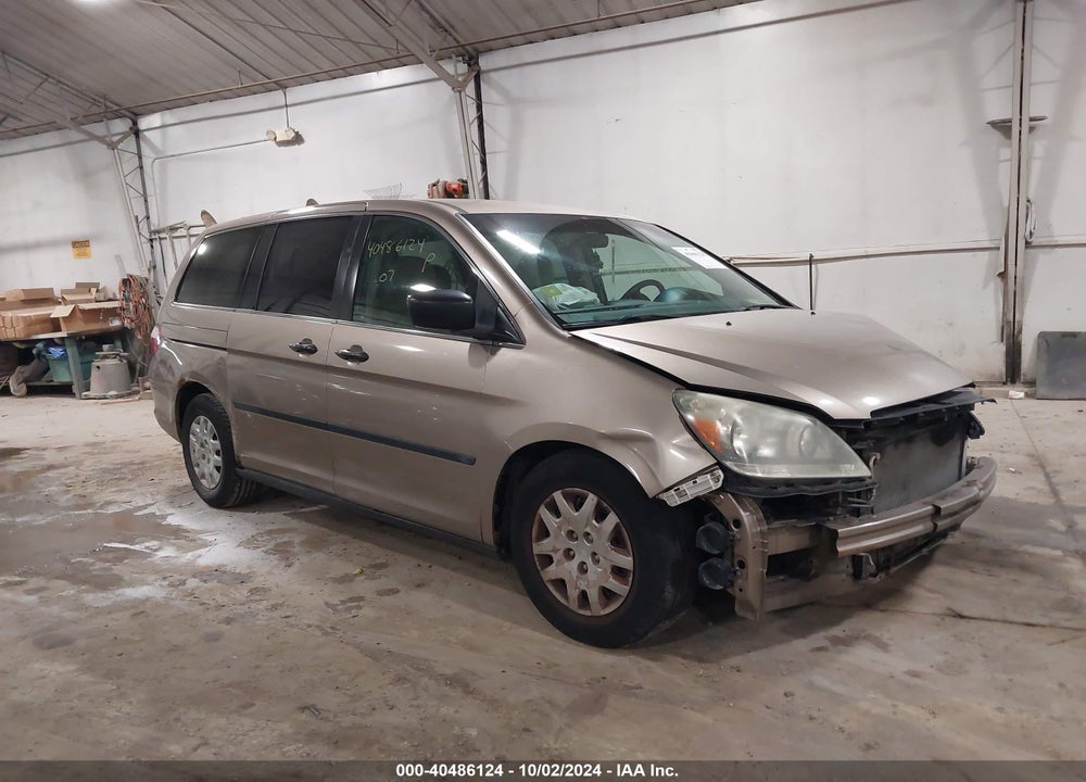 2007 HONDA ODYSSEY LX VIN: 5FNRL38227B025144