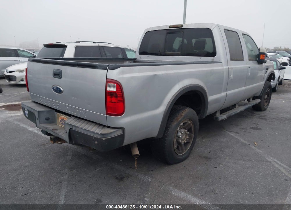2008 FORD F-250 FX4/KING RANCH/LARIAT/XL/XLT VIN: 1FTSW21508EB97795