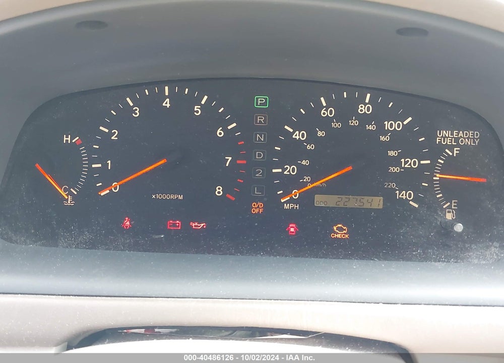 1997 LEXUS ES 300 VIN: JT8BF22G3V0024280