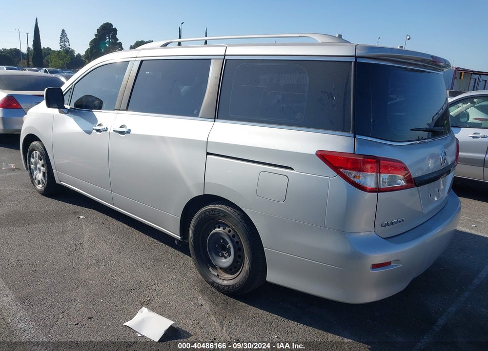 2013 NISSAN QUEST S VIN: JN8AE2KP3D9064177