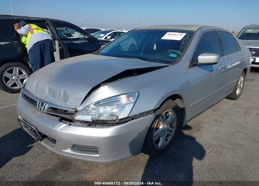 2007 HONDA ACCORD 2.4 EX VIN: 1HGCM56717A196376