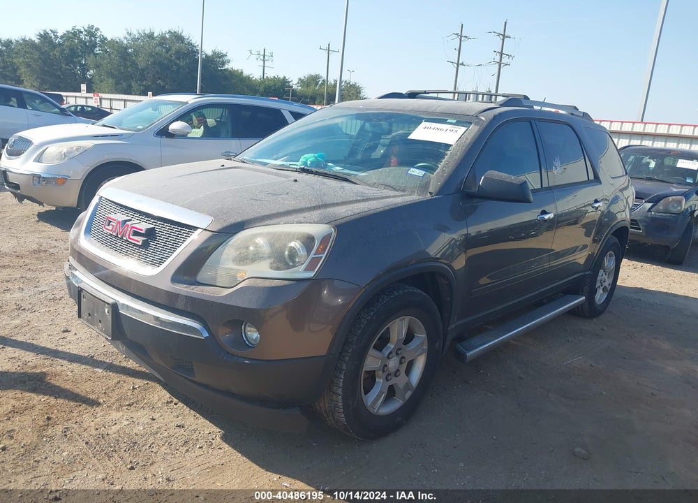 2012 GMC ACADIA SLE VIN: 1GKKRPED2CJ222142