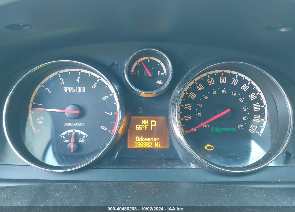 2009 SATURN VUE HYBRID 4-CYL BASE VIN: 3GSCL93Z69S609901