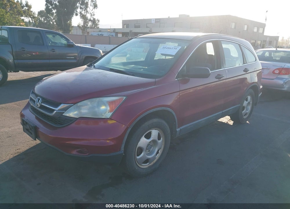 2010 HONDA CR-V LX VIN: 5J6RE4H37AL089915