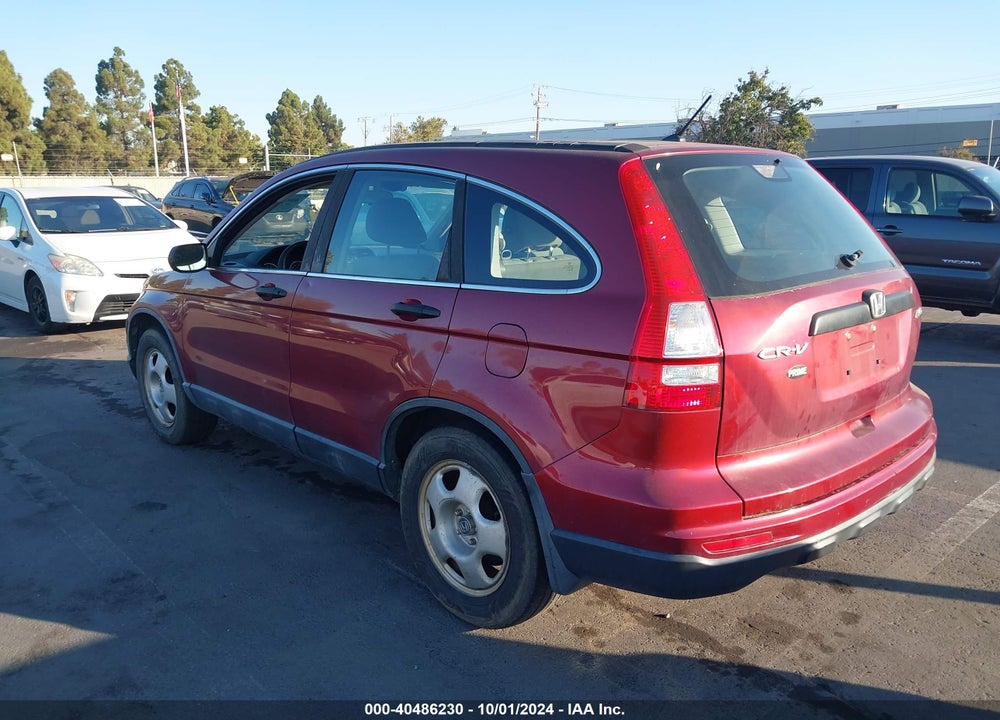 2010 HONDA CR-V LX VIN: 5J6RE4H37AL089915
